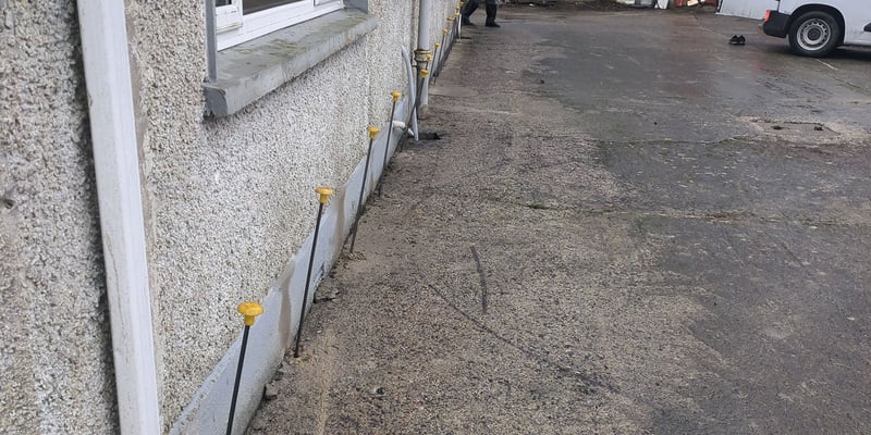 Ground improvement for structural cracking at a home in Co. Kilkenny