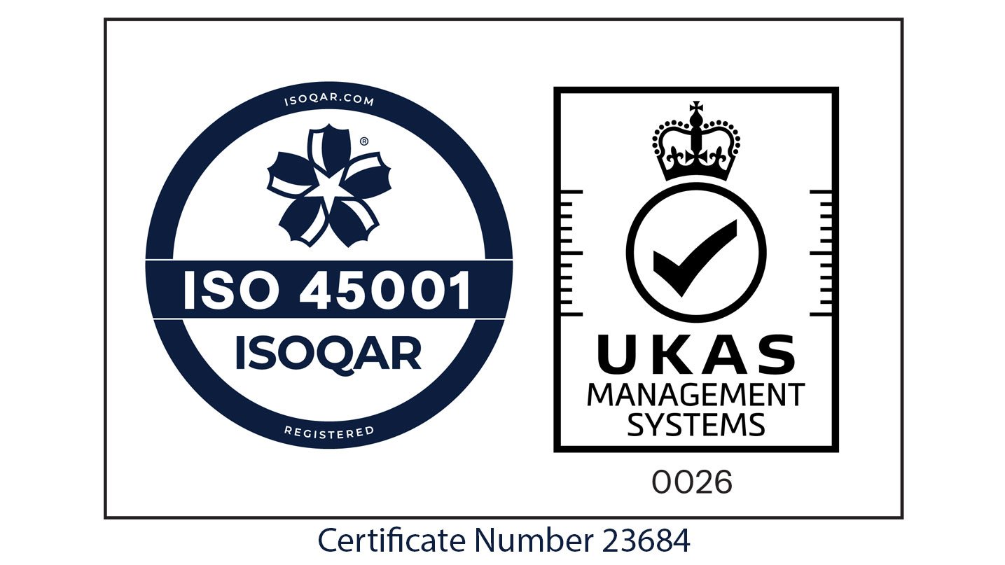 ISO 45001 badge