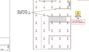 Slab stabilisation at drink bottling plant