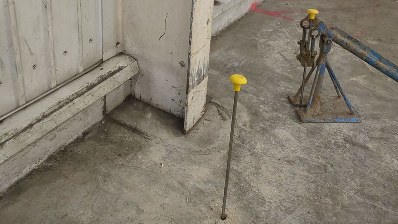 Warehouse ground improvement, slab, and pad foundation re-levelling